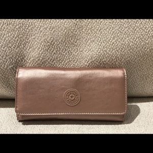 Kipling Continental Wallet - New Teddi - Rose Gold
